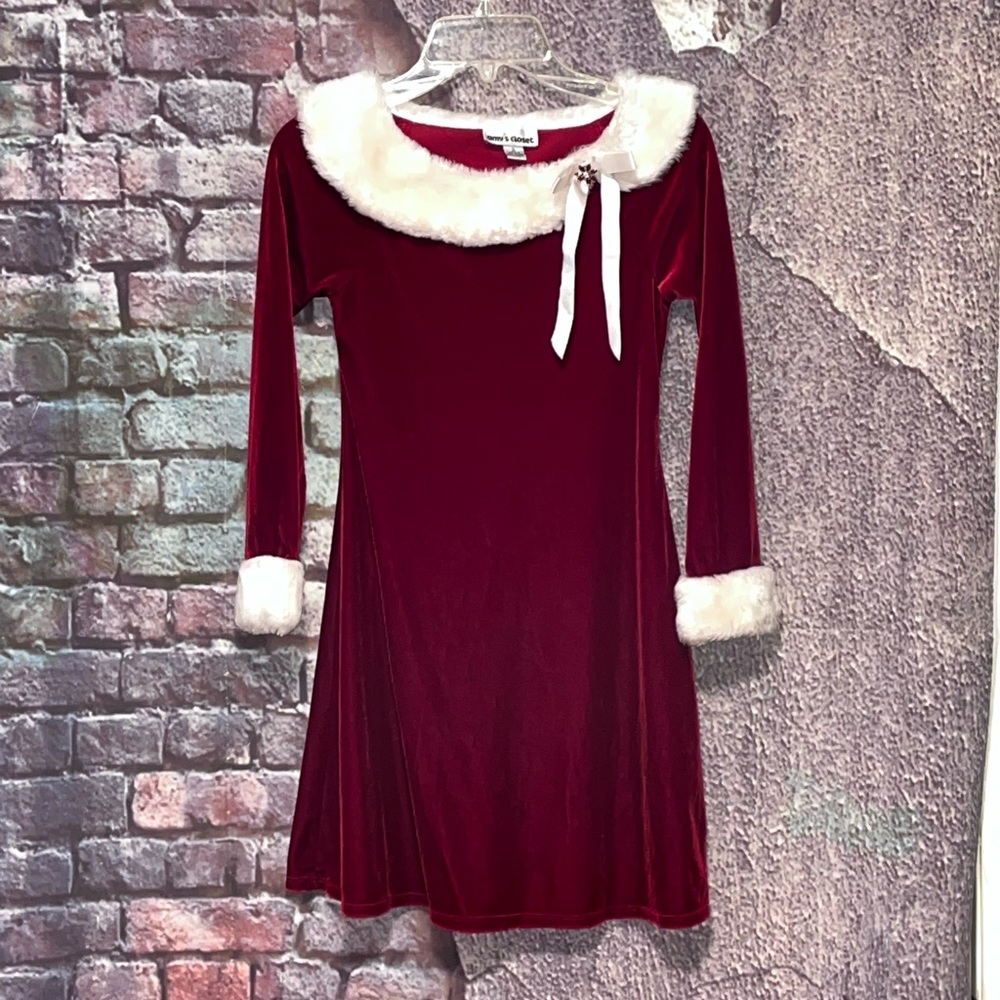 Amy’s Closet Red White Girls Party Holiday Occasion Dress Size 8
